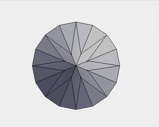 Diamond with light shining 3D model_4