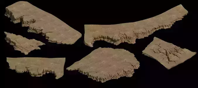 land ground 3D model