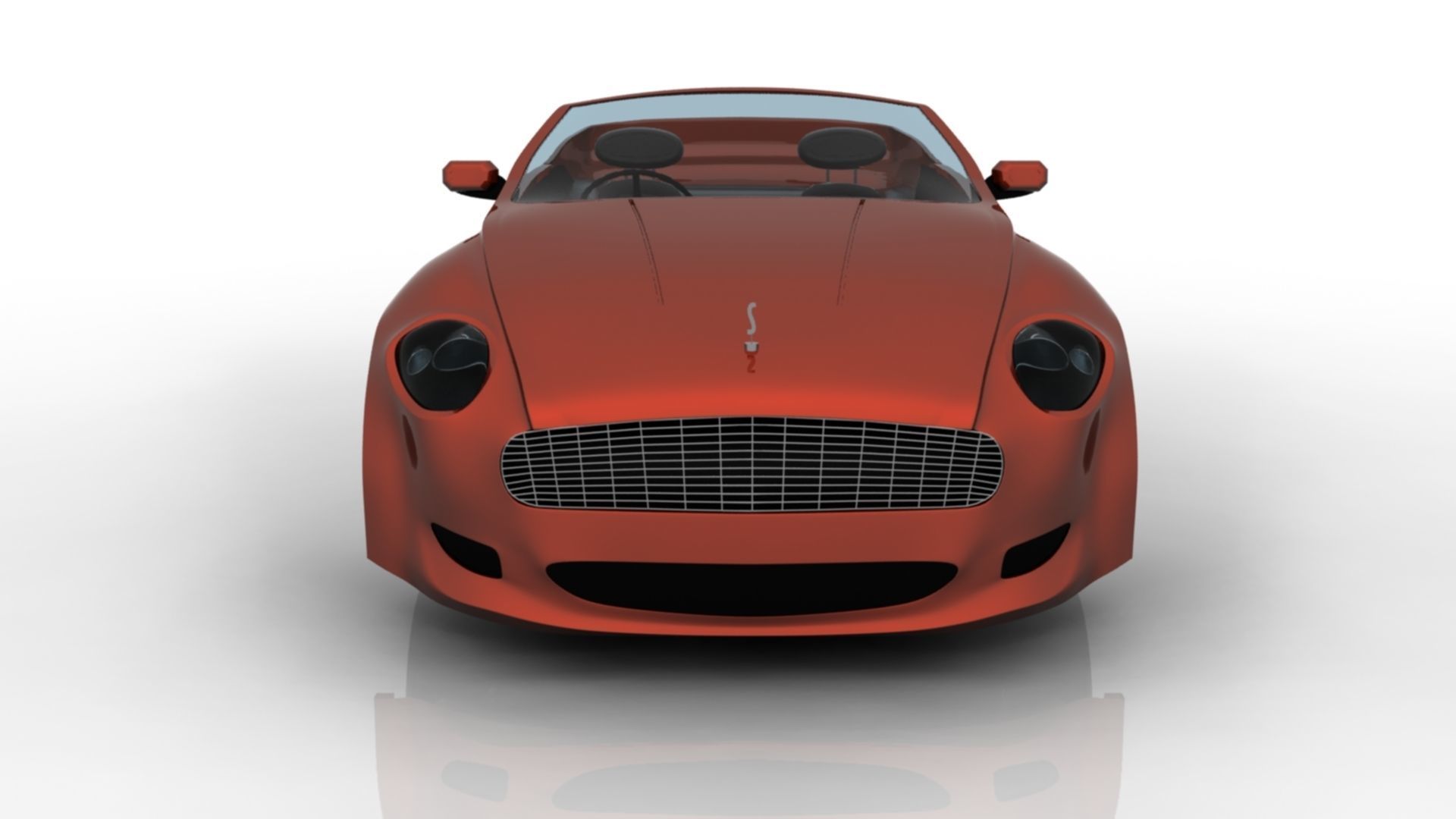 Car Model No 2 Low-poly 3D model_2