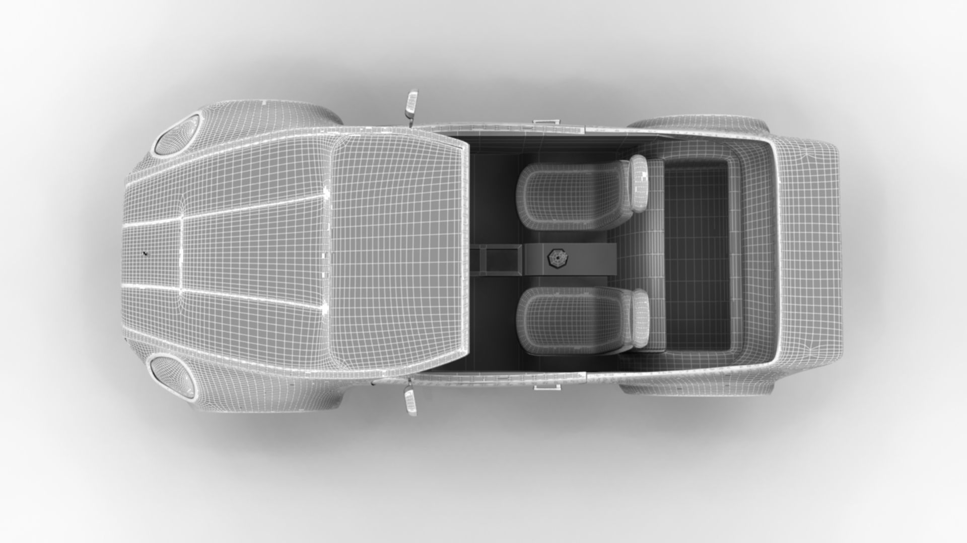 Car Model No 2 Low-poly 3D model_8
