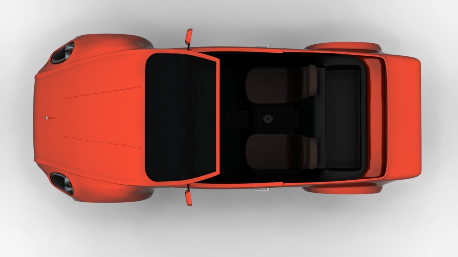 Car Model No 2 Low-poly 3D model_4