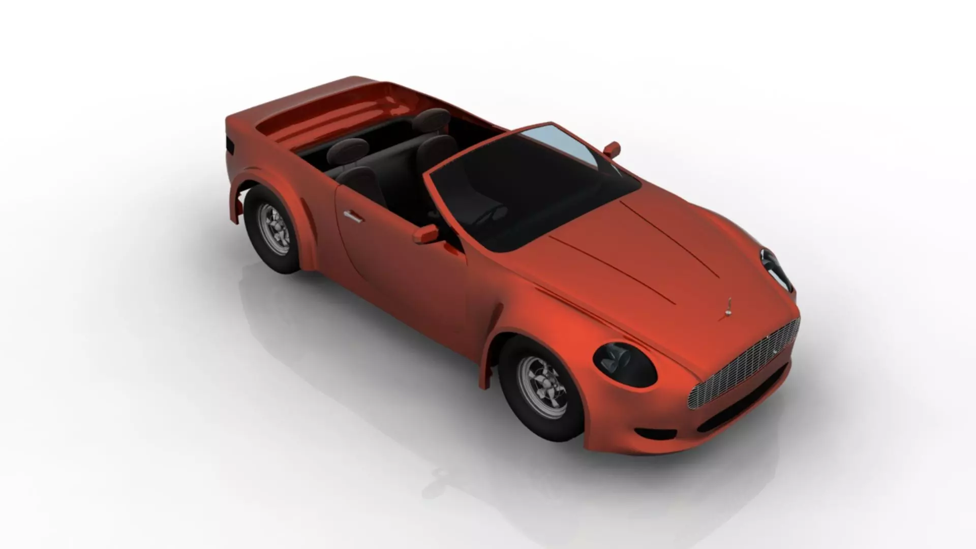 Car Model No 2 Low-poly 3D model_0