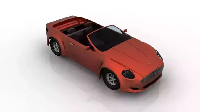Car Model No 2 Low-poly 3D model