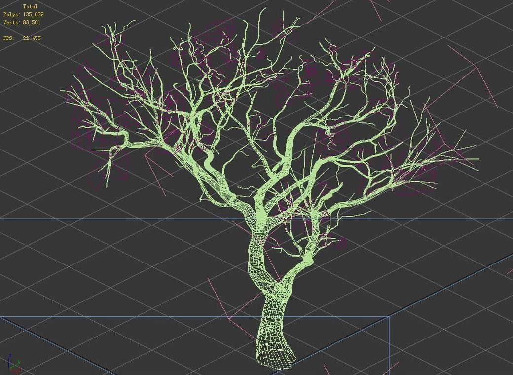 Sennard - Deciduous tree 3 3D model_3