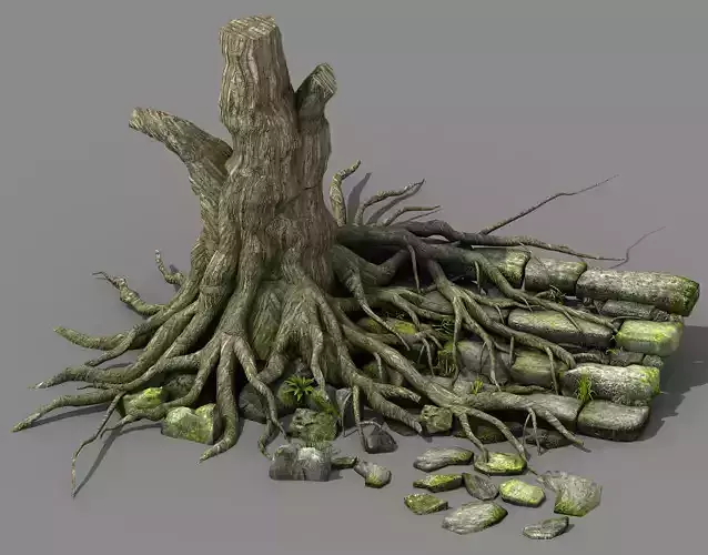 New Village - tree village 3D model