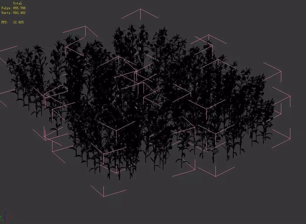 New Village - rape field 3D model_1