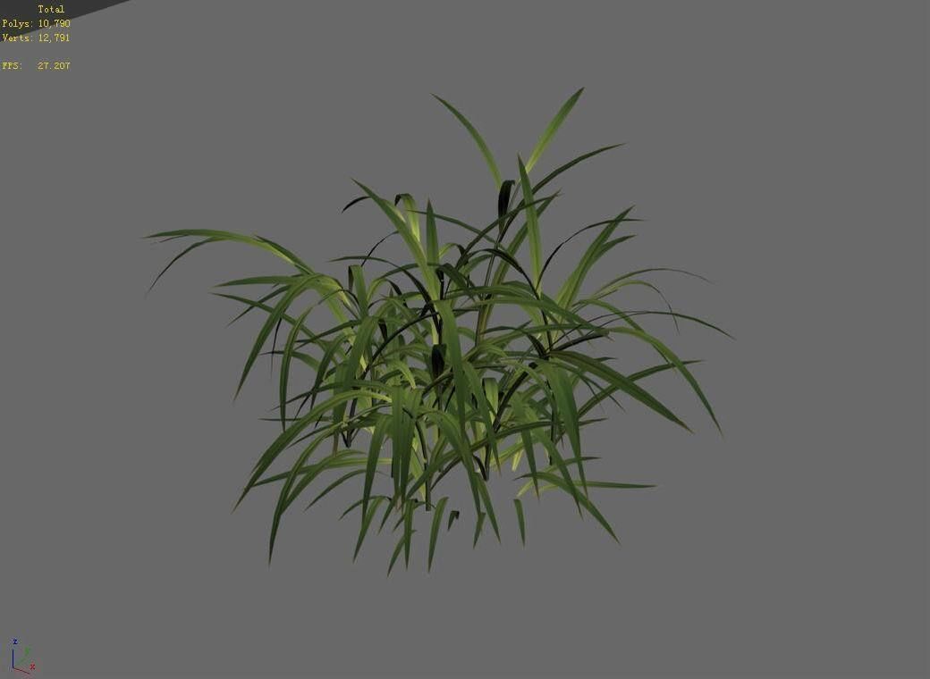 Brutal tribal - grass 03 3D model_7