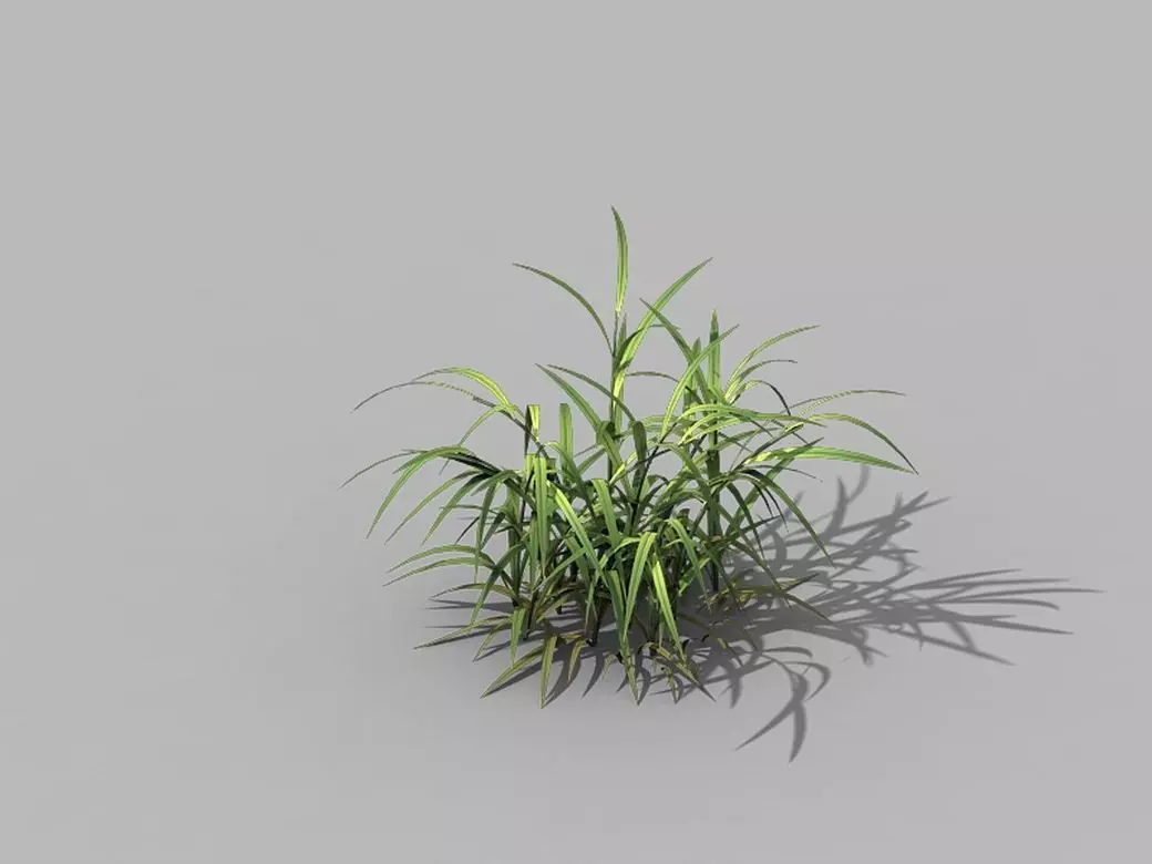 Brutal tribal - grass 03 3D model_0