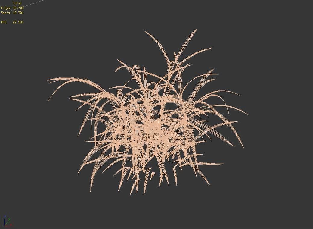 Brutal tribal - grass 03 3D model_6