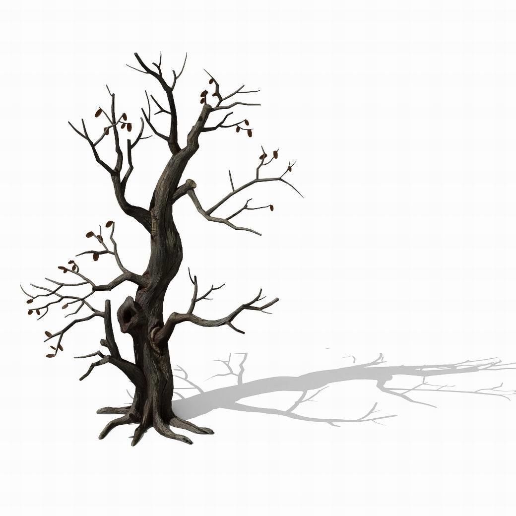 Brutal tribe - withered tree 01 3D model_1