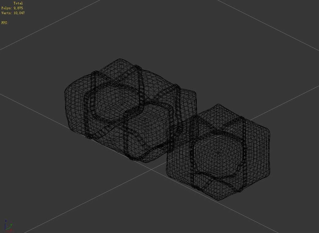 Rocking Mountain - Stone - Long body 01 3D model_5