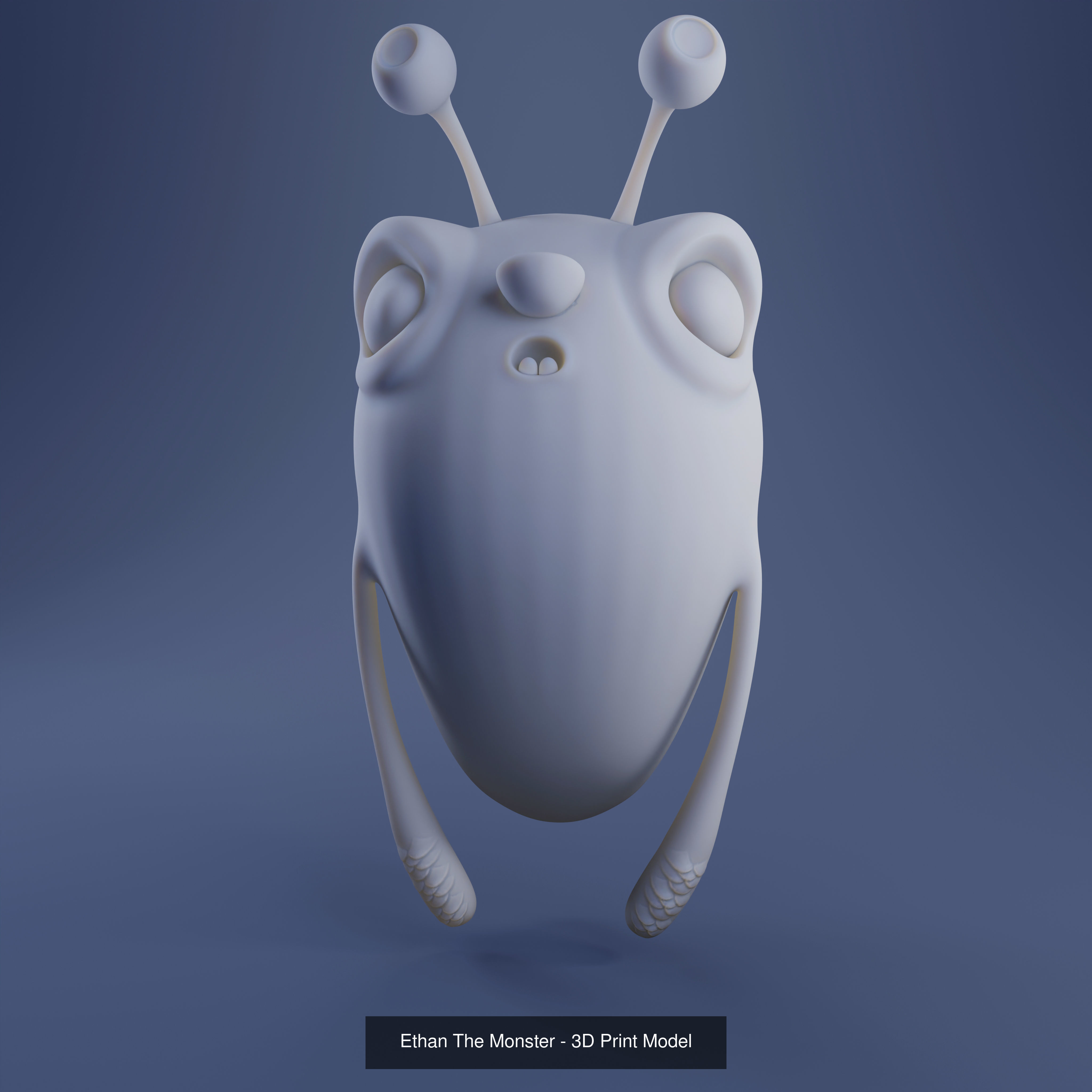Alien Monsters Pack 3D Print Models 3D Model Collection_8