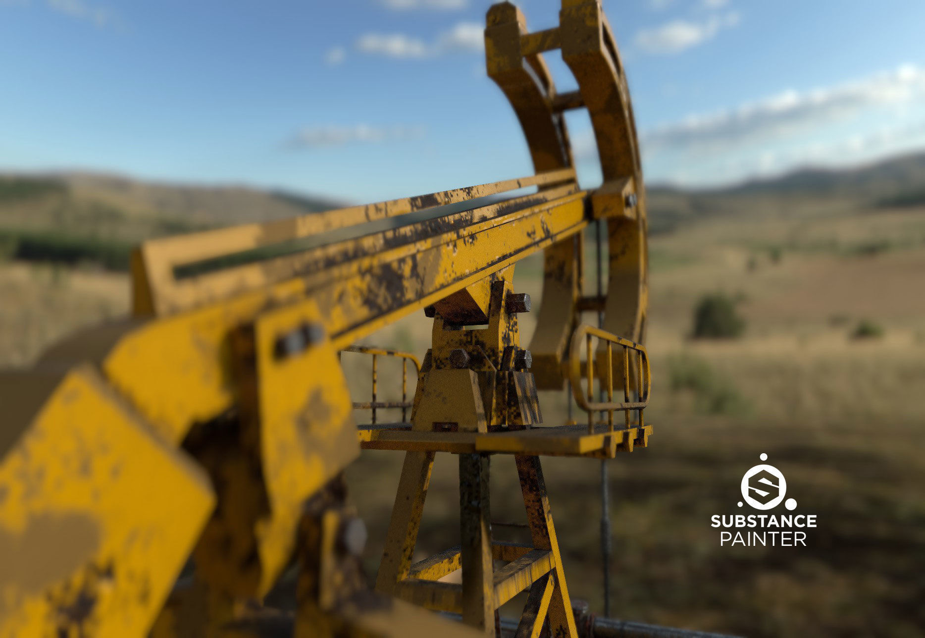 Rusty Oil Well 3D model_22