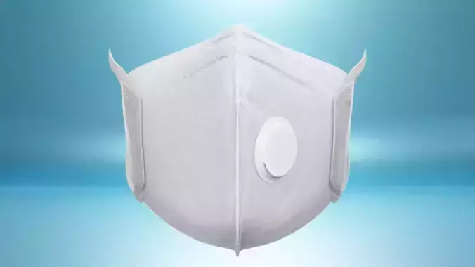Medical-Surgical Mask  Anti Coronavirus Mouth Cover Facial Low-poly 3D model