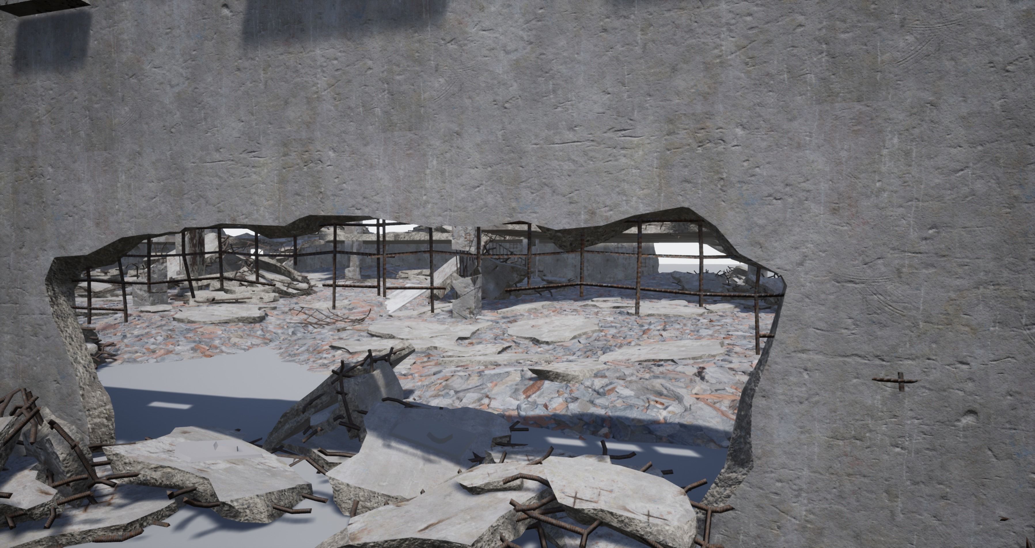 Modular City Ruin Kit  Low-poly 3D model_13