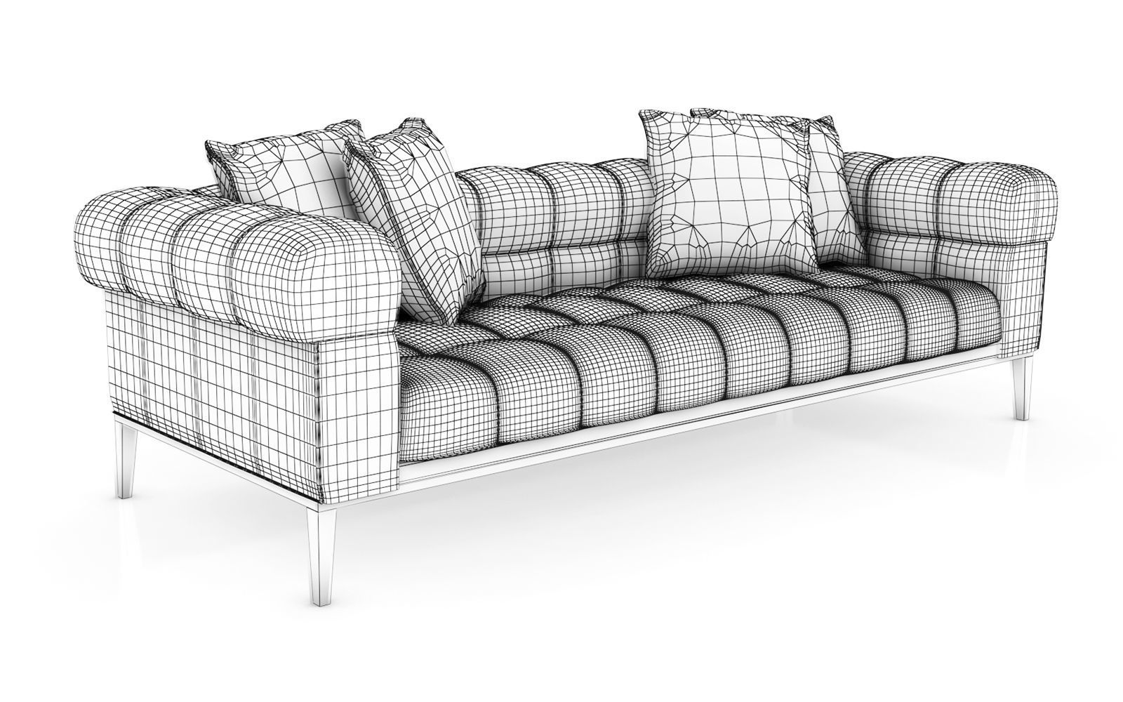 Sofa 02 - Studio Couch  3D model_3