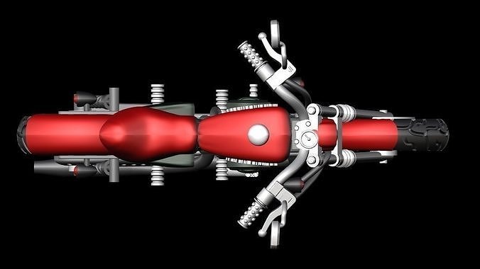 Harley Davidson Bike 3D print model