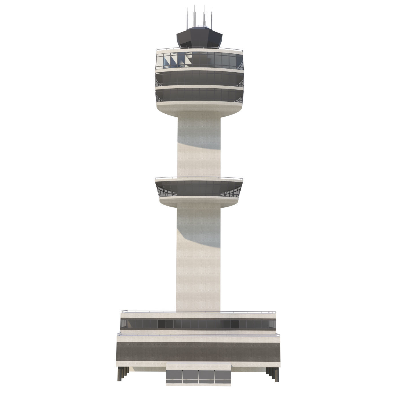 Air Traffic Control Tower JFK 3D model_1