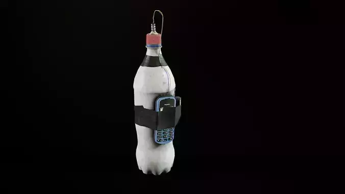 Improvised explosive device Low-poly 3D model