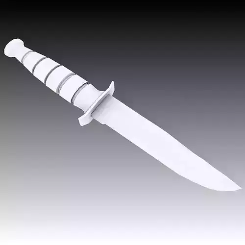 KA-BAR Knife 3D model