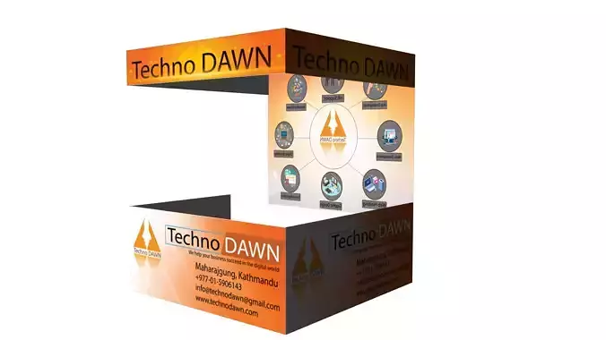 Stall cover Free low-poly 3D model