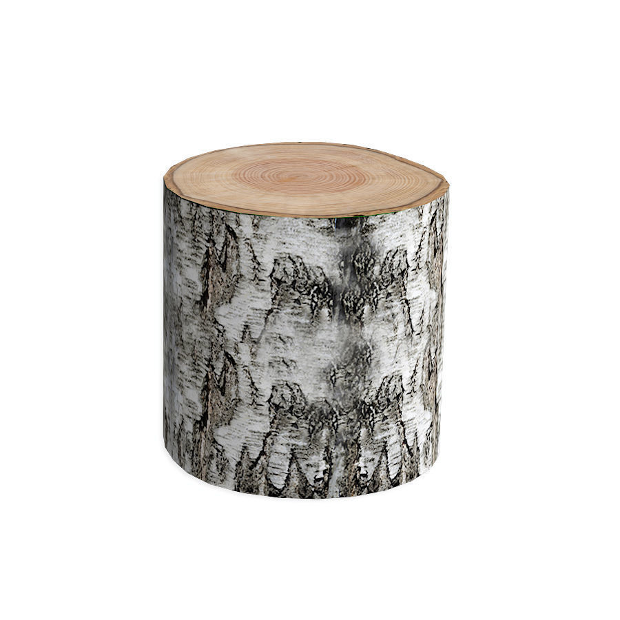 Set firewood bonfire hatchet 3D model_10