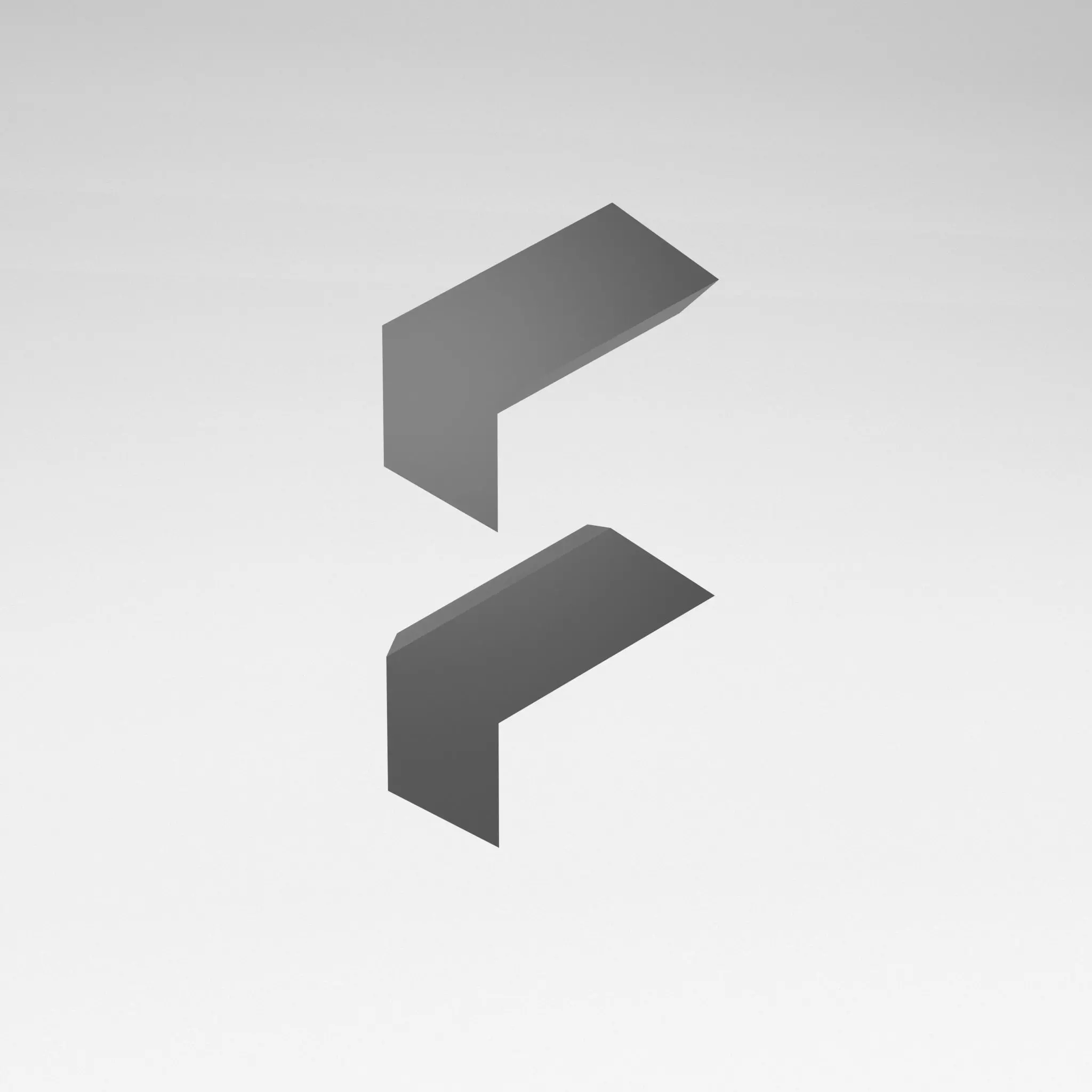 Fractal Design Logo v1 001 Free low-poly 3D model
