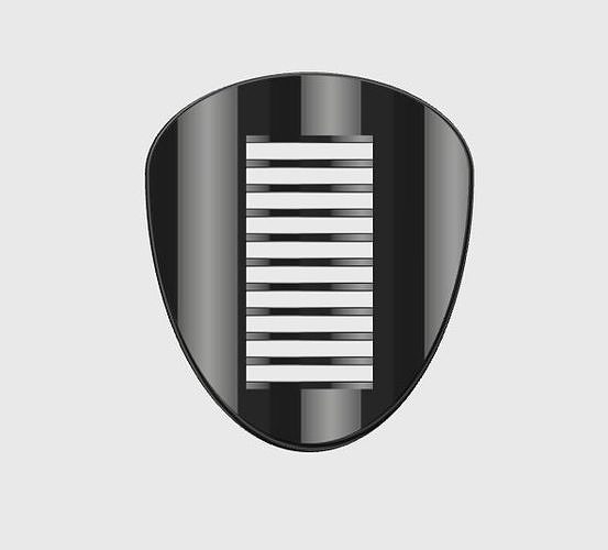 GUITAR PICK STAIRCASE 3D print model