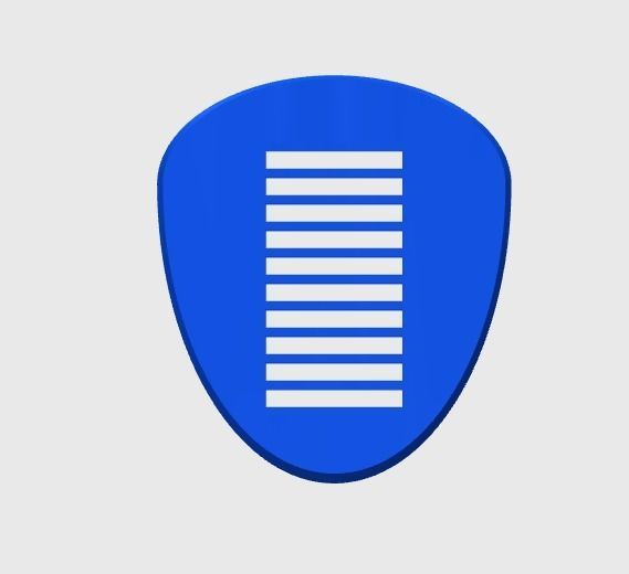 GUITAR PICK STAIRCASE 3D print model_2