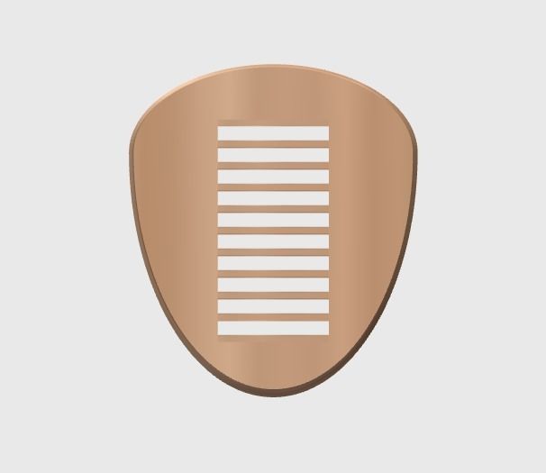 GUITAR PICK STAIRCASE 3D print model_1