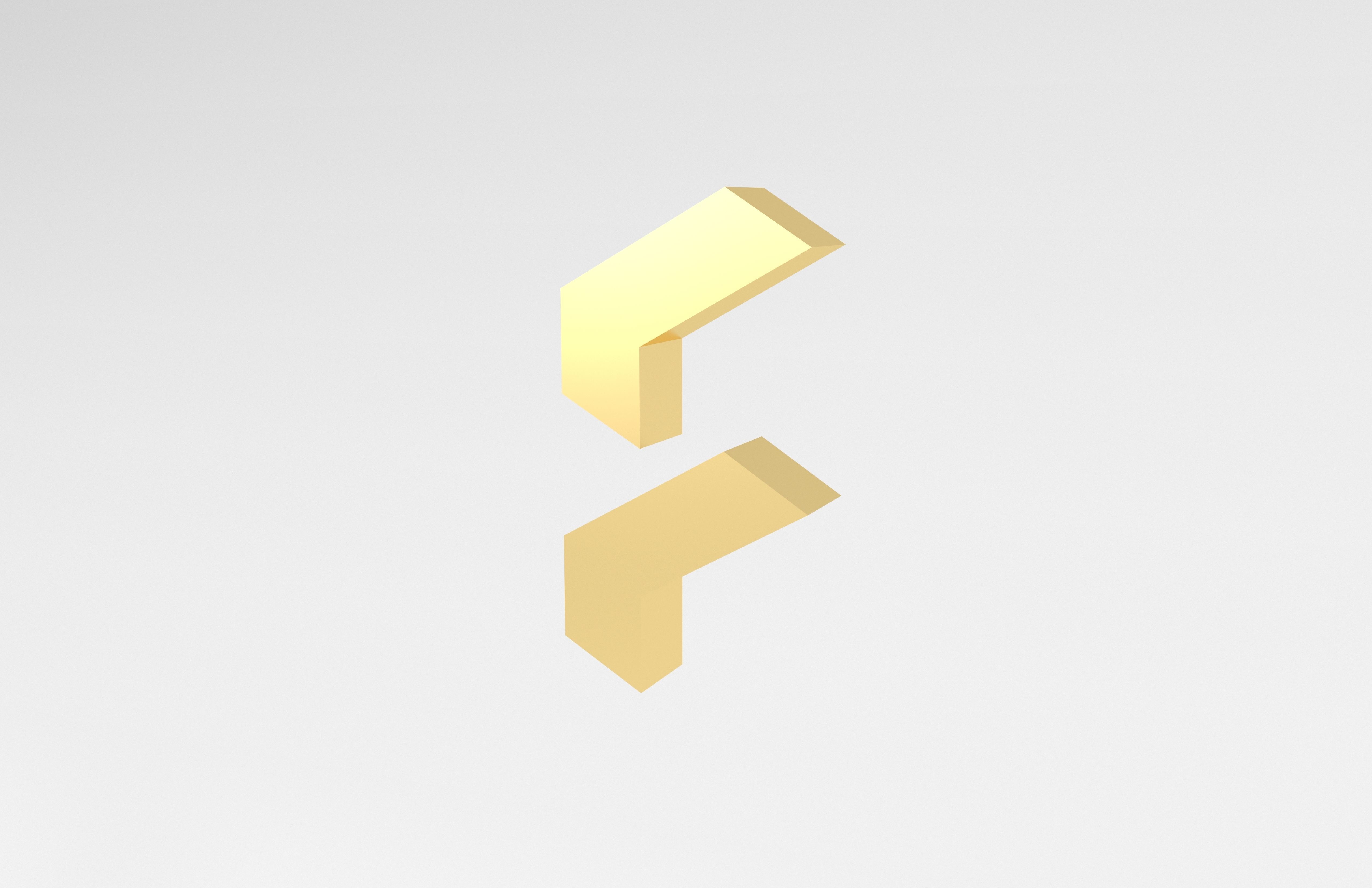 Fractal Design Logo v1 005 Free low-poly 3D model_3