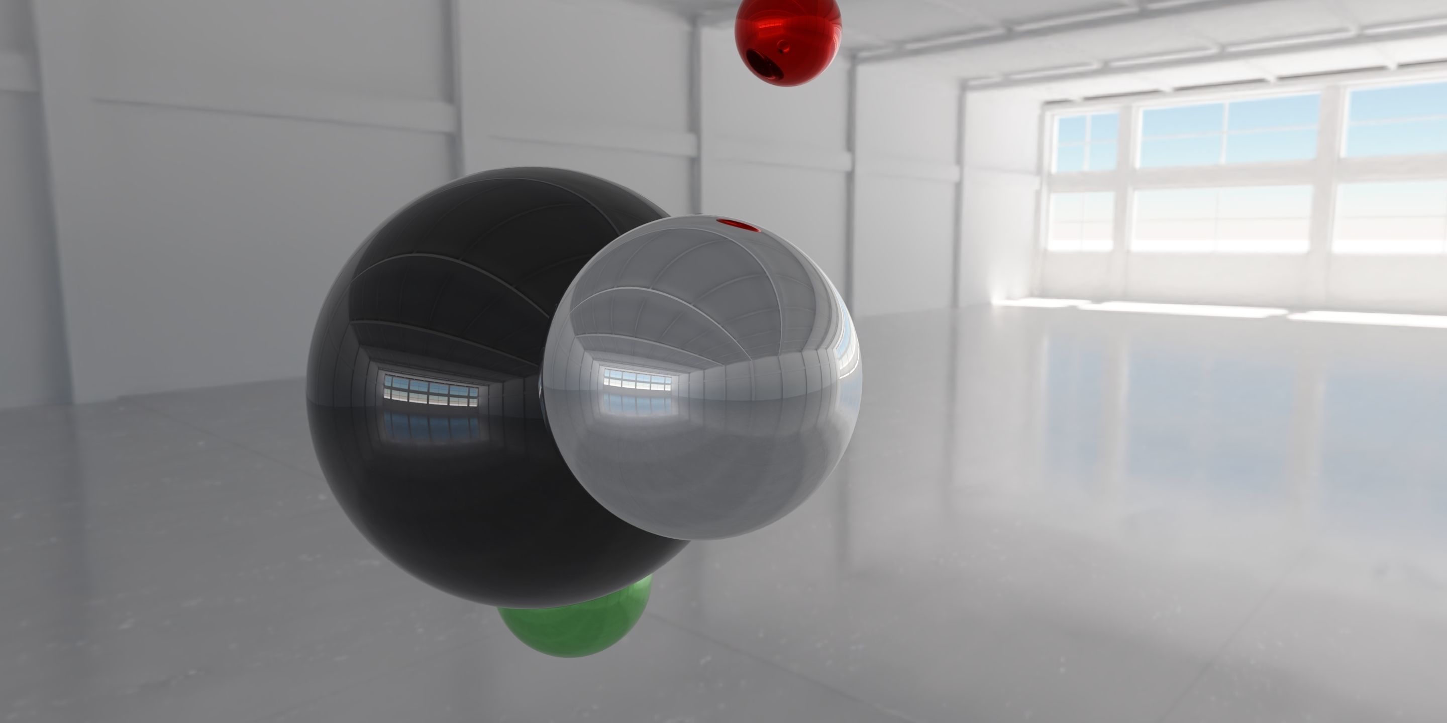 HDRI - Industrial Hangar Hall Interior 4 Texture_2