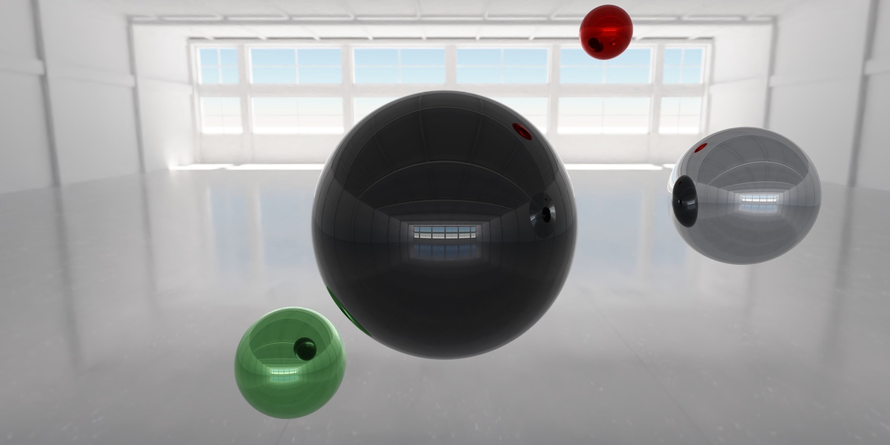 HDRI - Industrial Hangar Hall Interior 4 Texture_1