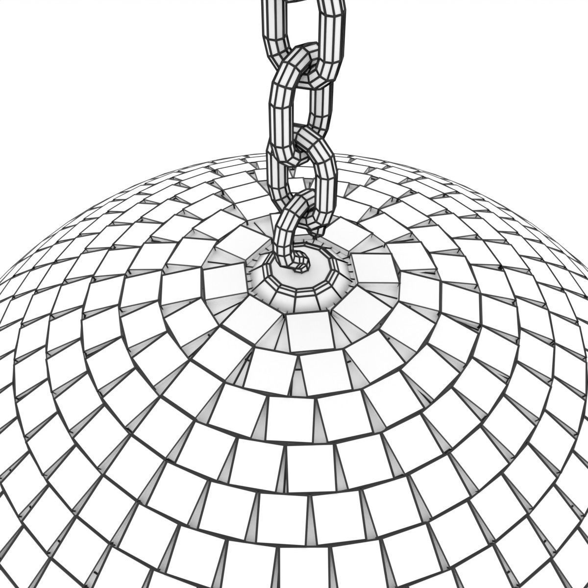 Disco Ball 3D model_10