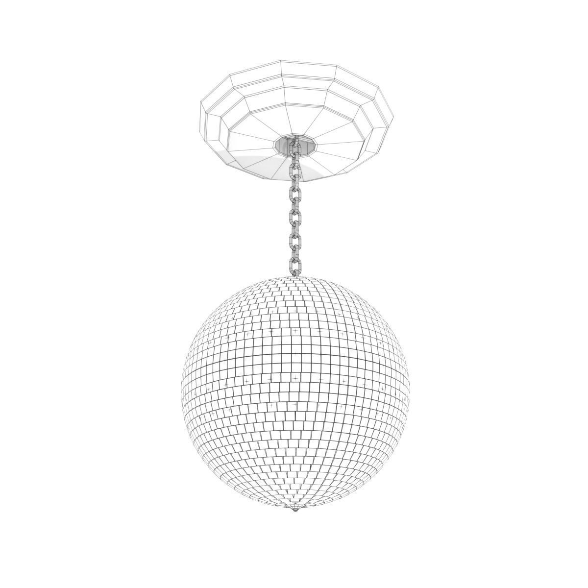 Disco Ball 3D model_6