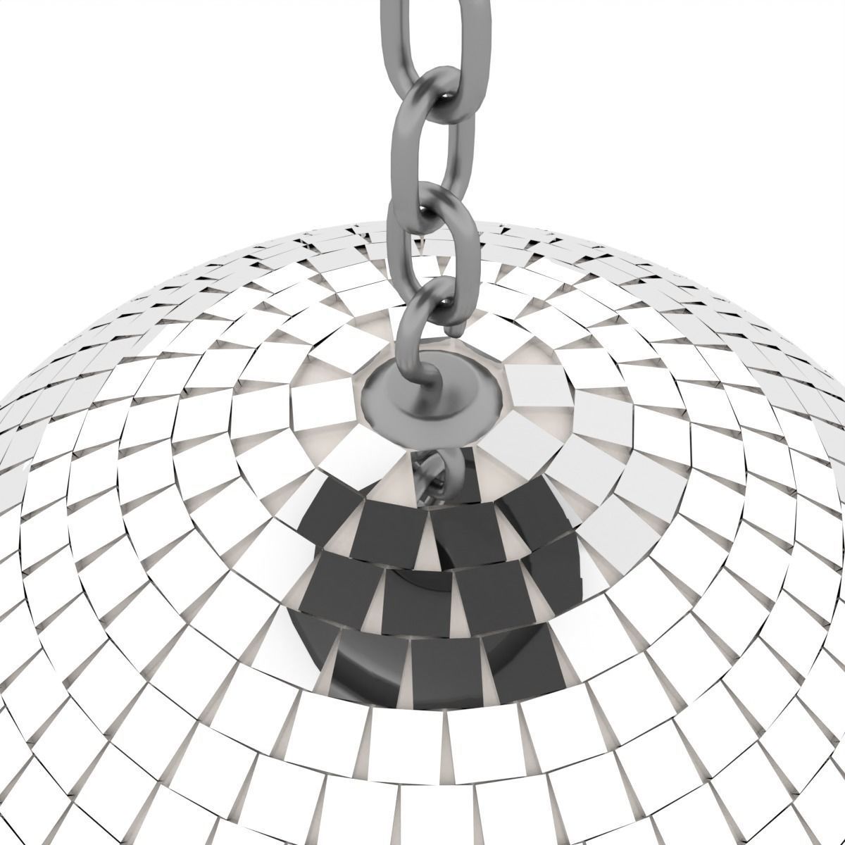 Disco Ball 3D model_4