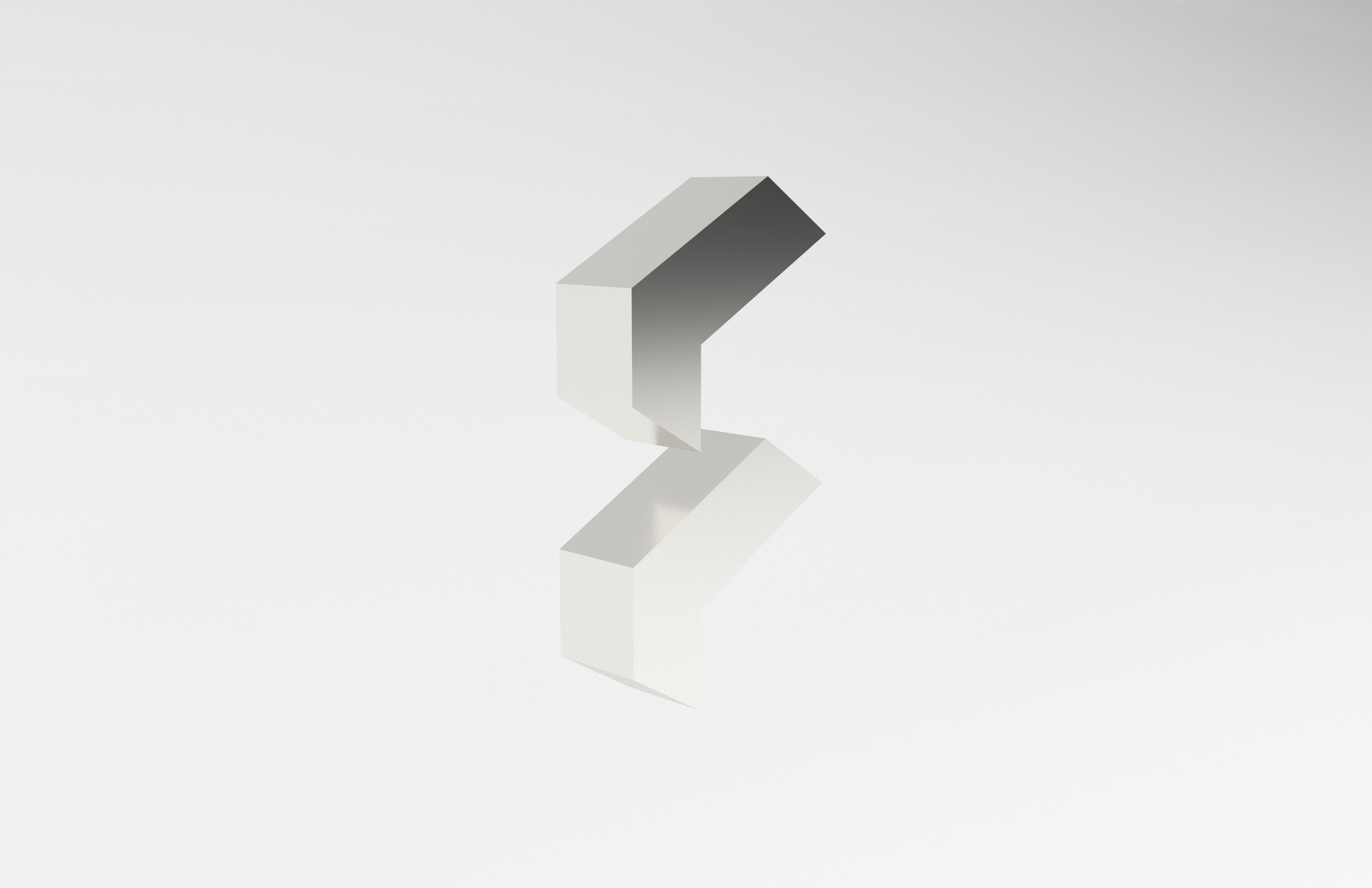 Fractal Design Logo v1 006 Free low-poly 3D model_4