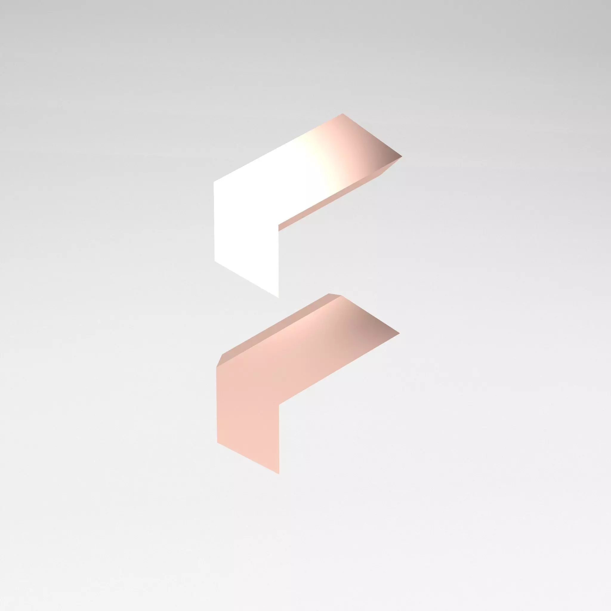 Fractal Design Logo v1 007 Free low-poly 3D model