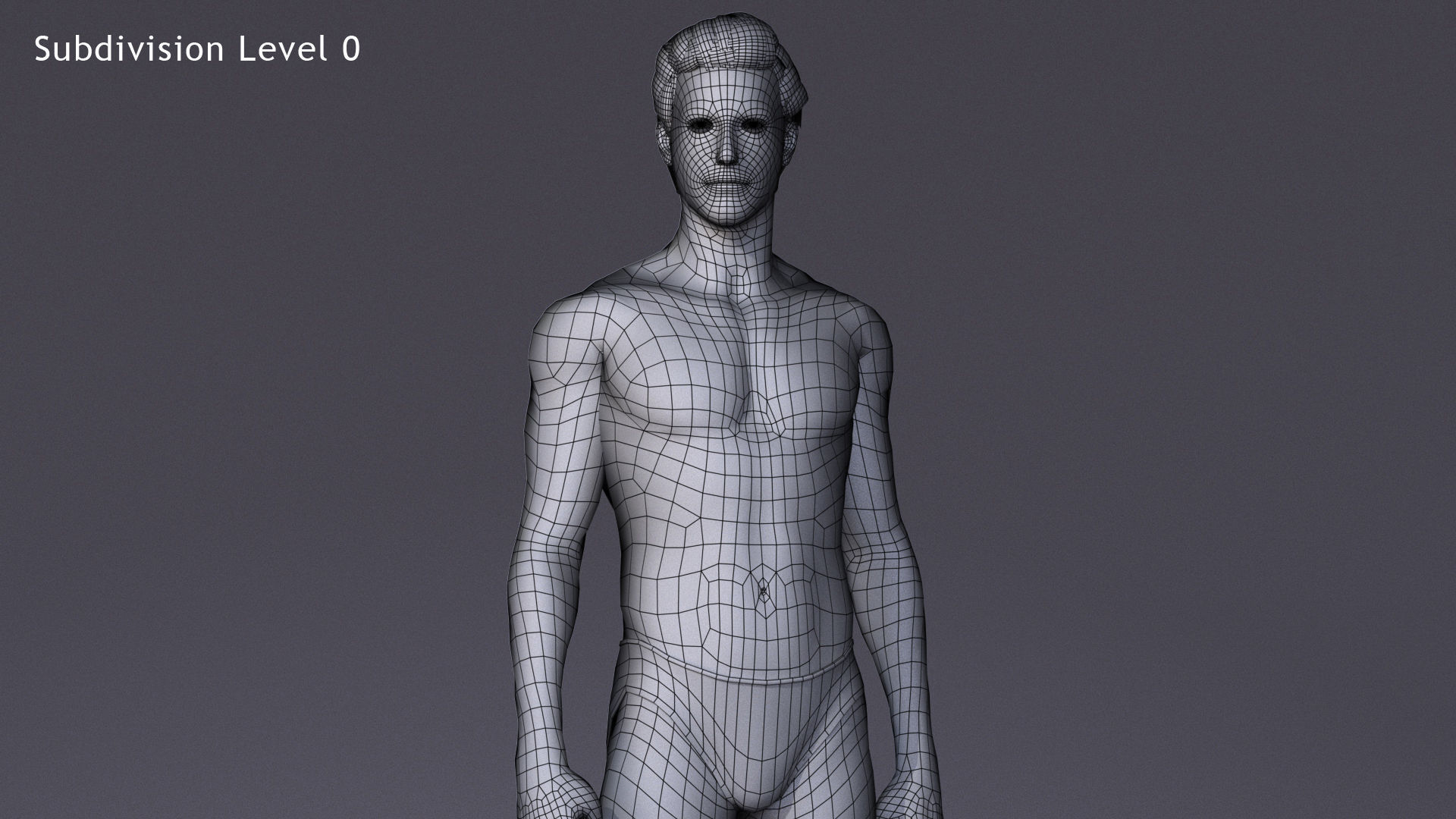 Male Female Rig Low-poly 3D model_24