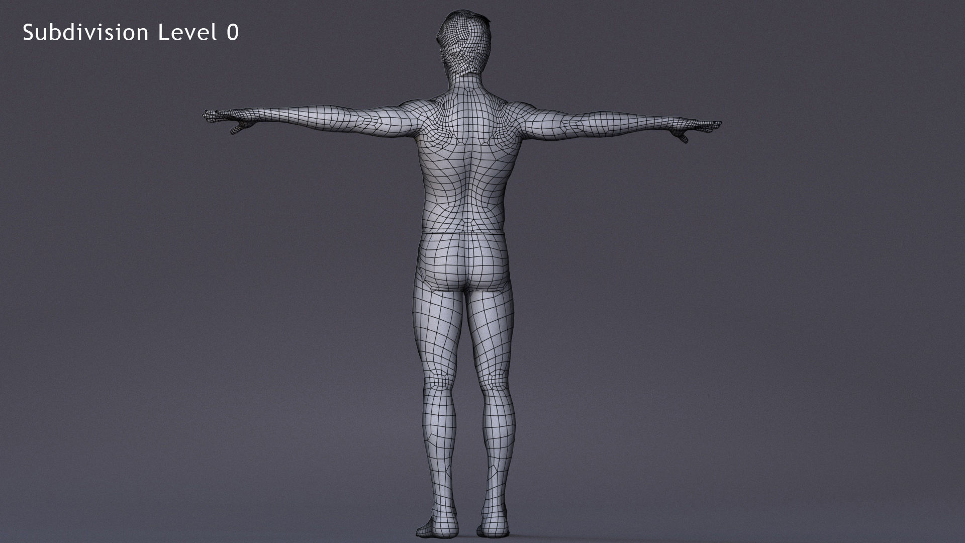 Male Female Rig Low-poly 3D model_26
