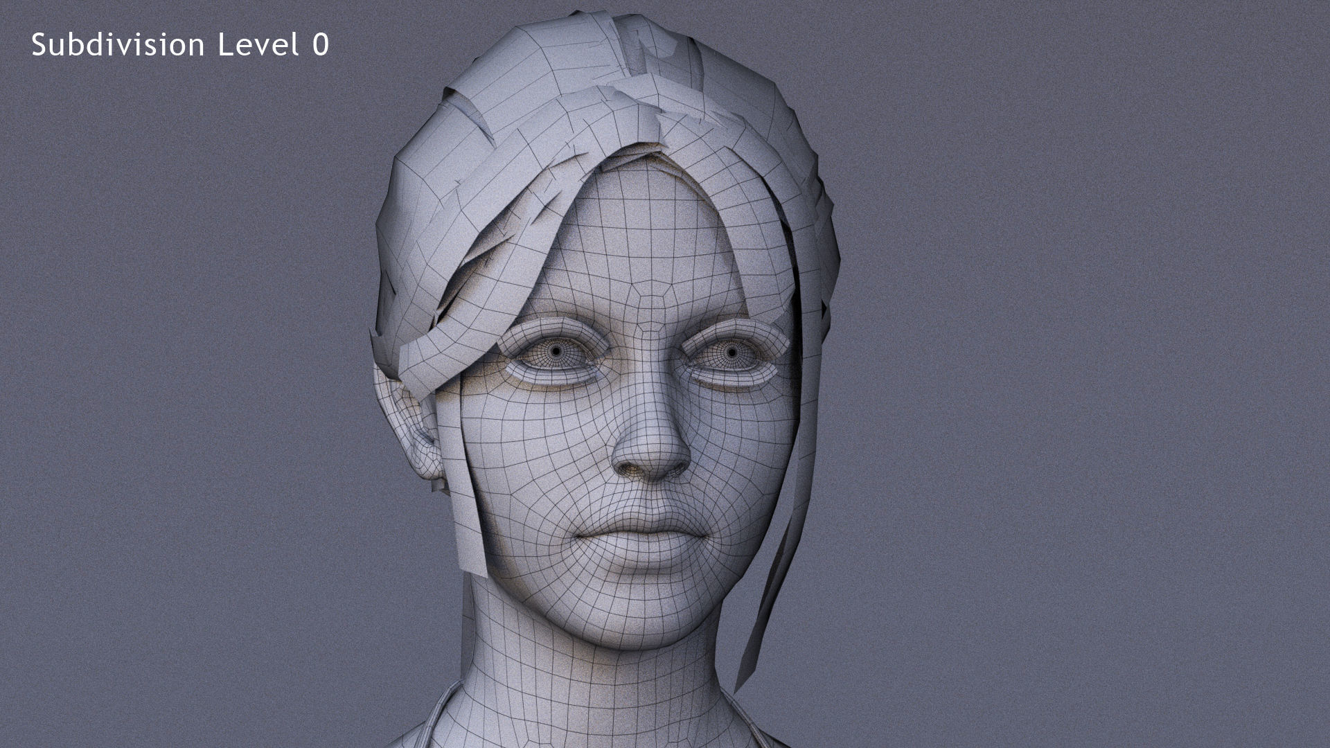 Male Female Rig Low-poly 3D model_23