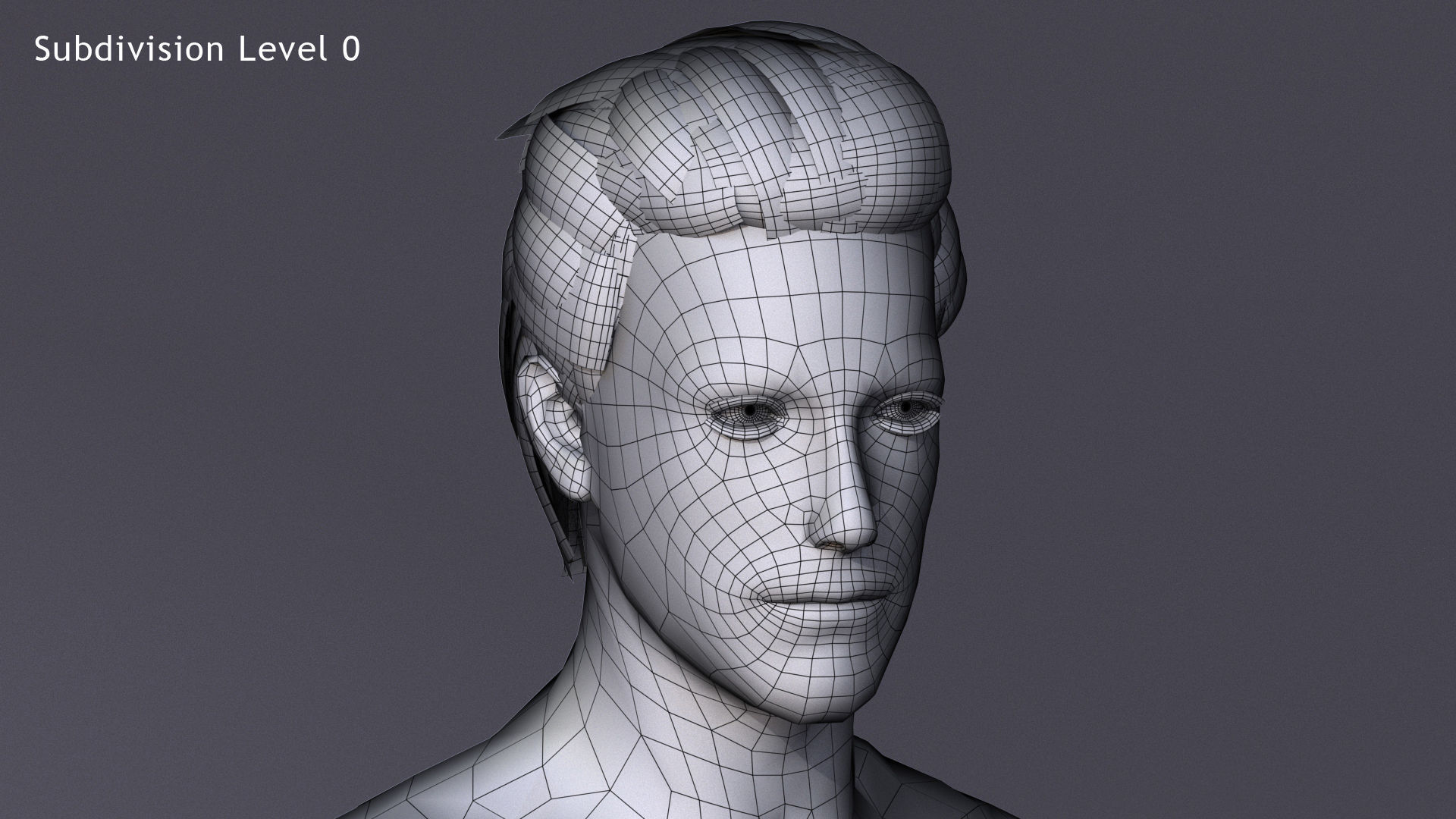 Male Female Rig Low-poly 3D model_28
