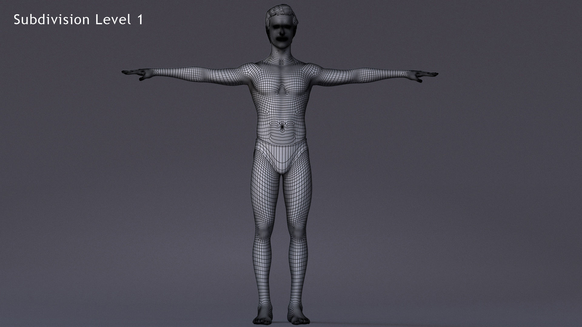 Male Female Rig Low-poly 3D model_21