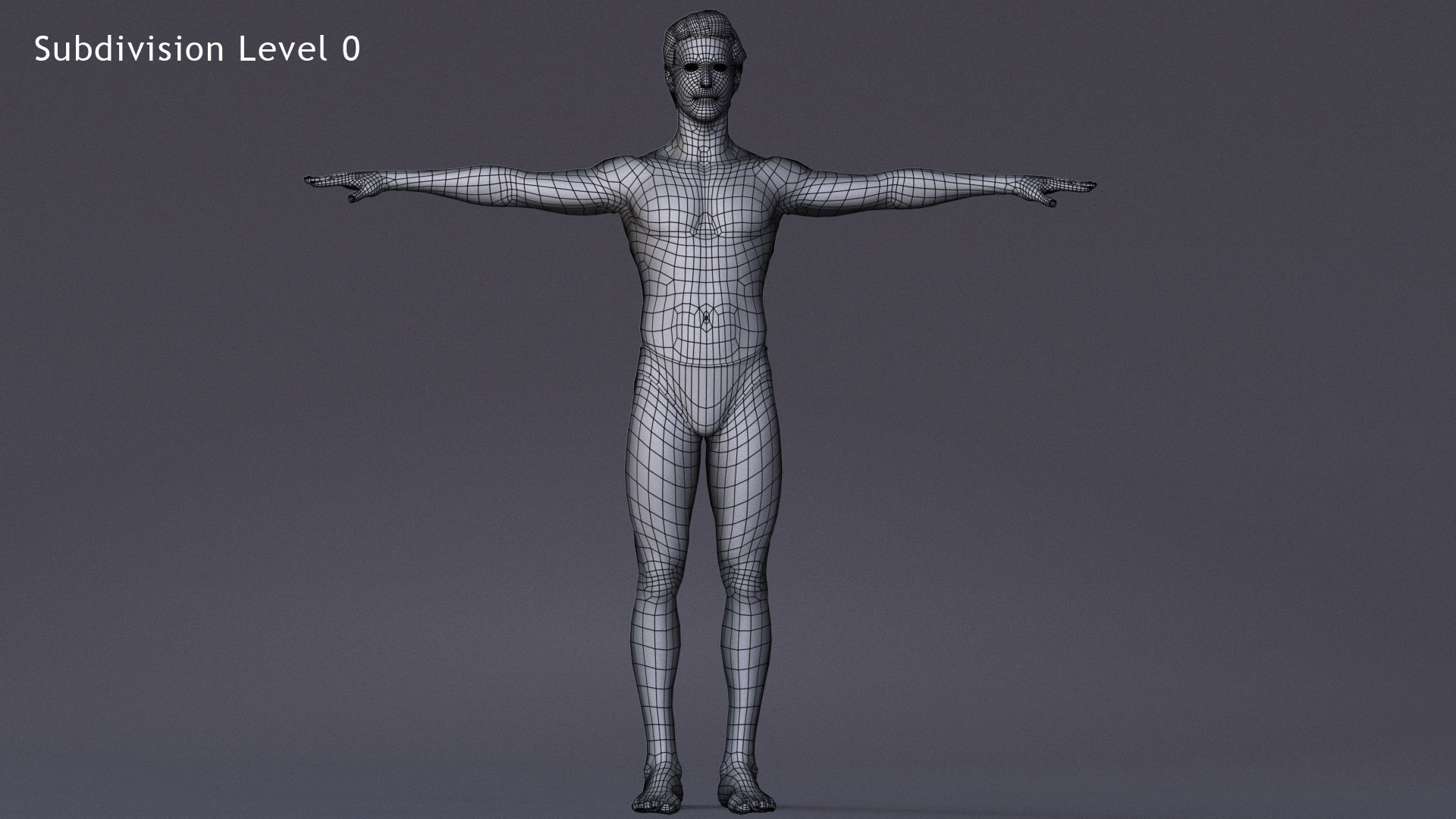 Male Female Rig Low-poly 3D model_20