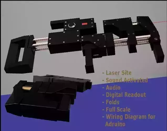 The Dark Knight Sticky Bomb Rifle 3D print model