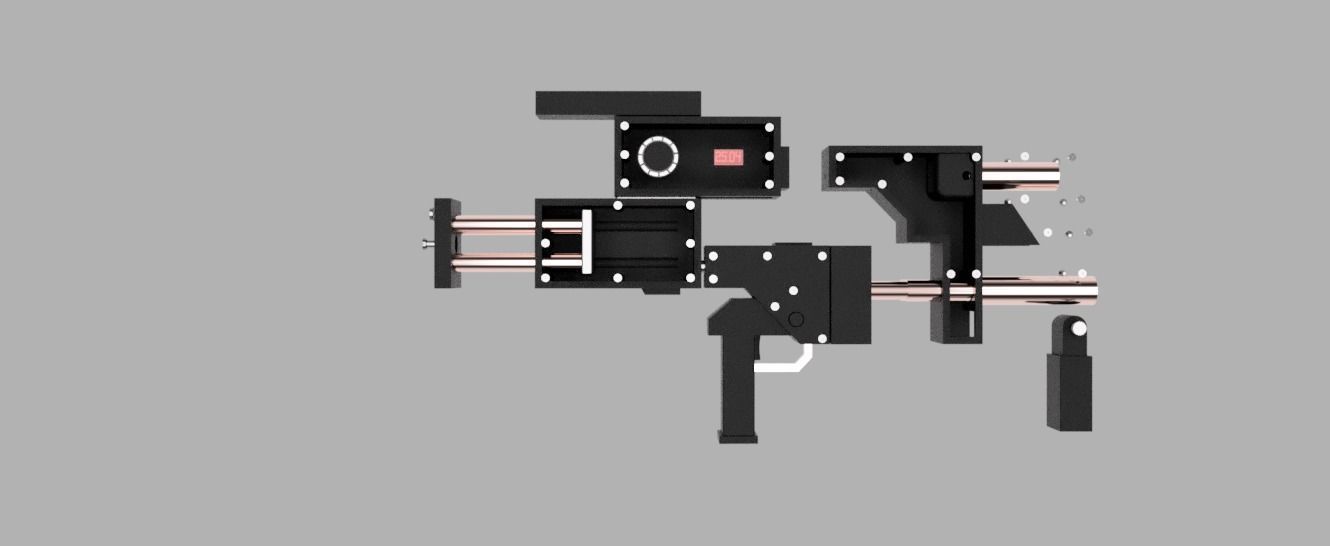 The Dark Knight Sticky Bomb Rifle 3D print model_3