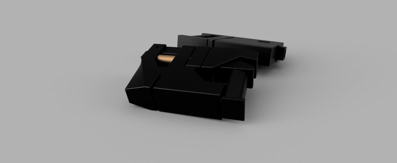The Dark Knight Sticky Bomb Rifle 3D print model_5