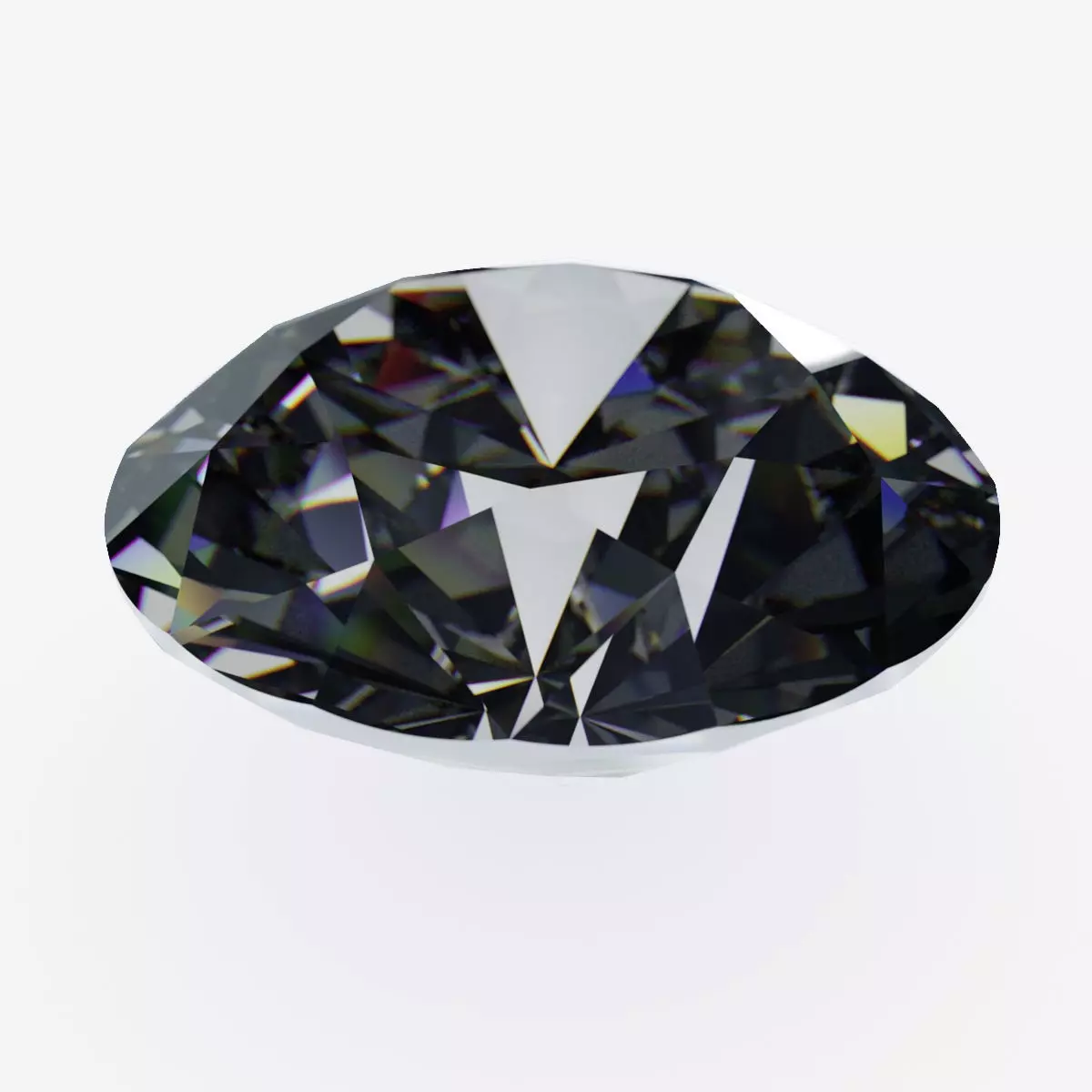 Diamond plus Blender Material Shader Simple Shapes Collection 3D model_0