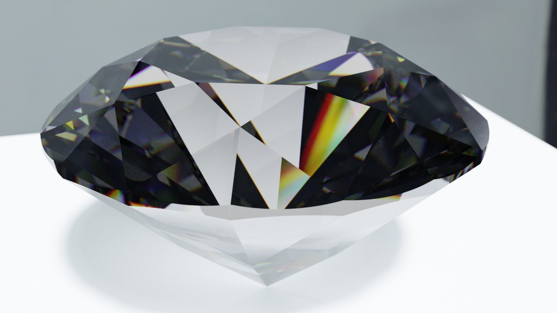 Diamond plus Blender Material Shader Simple Shapes Collection 3D model_2