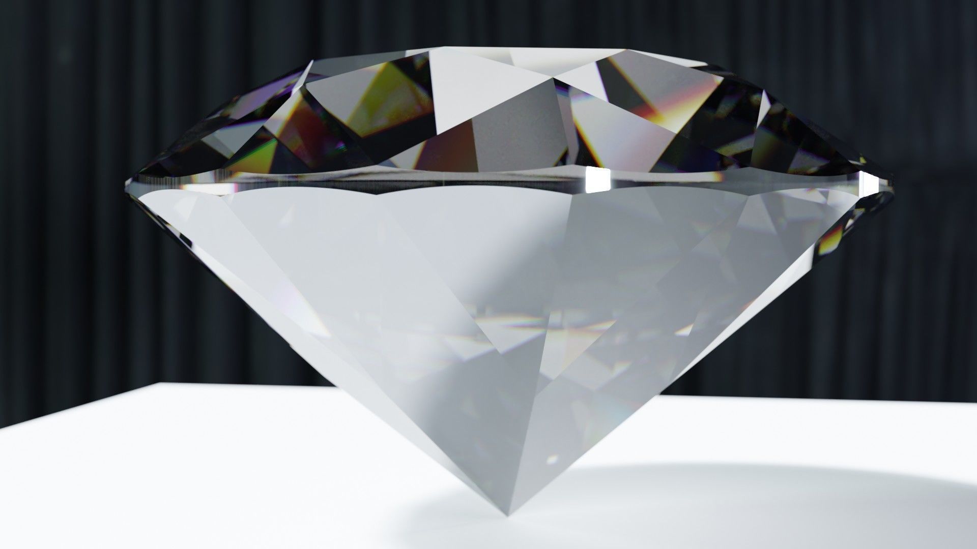 Diamond plus Blender Material Shader Simple Shapes Collection 3D model_4